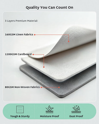 Bed Sheet Organizers - Foldable Bedsheet Organizers and Storage, Sheet Organizers for Linen Closet, Sturdy Sheet Organizer Storage with Window and Labels, Fits King/Queen Bed, Towels & Blankets