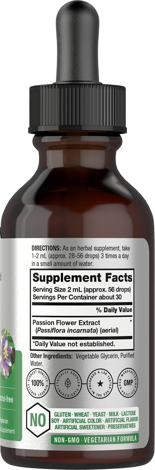 Horbäach Passion Flower Tincture | 2 fl oz