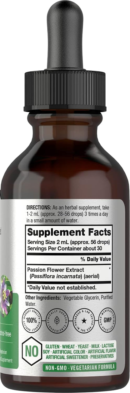 Horbäach Passion Flower Tincture | 2 fl oz