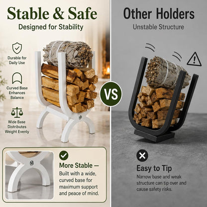 Wooden Palo Santo Holder-Incense Storage Ideal for Palo Santo Sticks& Sage
