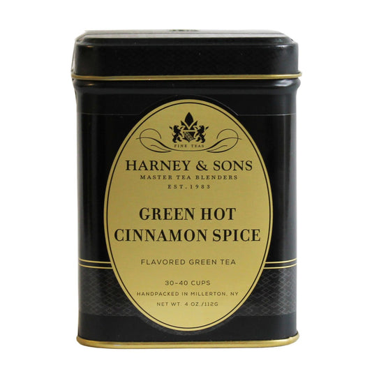 Harney & Sons Green Hot Cinnamon Spice Loose Leaf Tea Tin, 4 oz