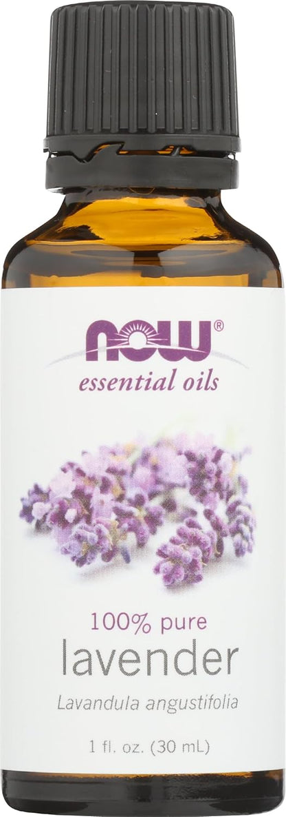 NOW Foods Lavender Oil, 1 Fluid Ounce (2 Pack)