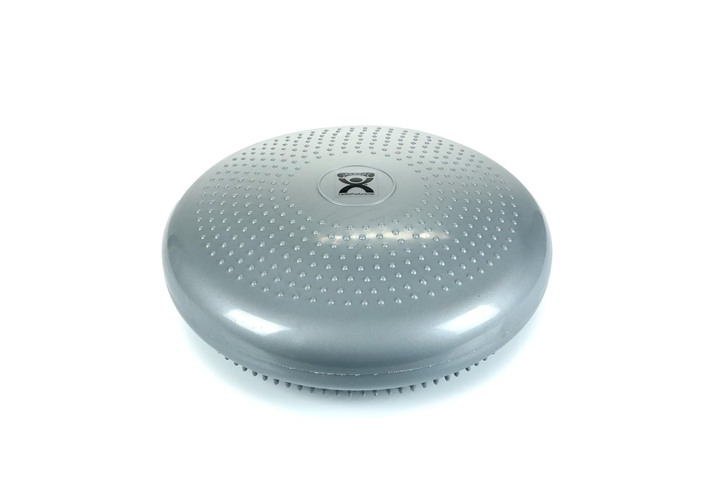 Cando-30-1870 CanDo Inflatable Balance Disc for Balance Training, Proprioception, Strengthening Lower Extremities, Posture, Back Pain, Stress Relief, Restlessness and Anxiety. Black, 14” Diameter
