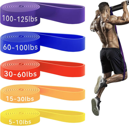 HAPBEAR Pull Up Assistance Bands - Pull Up Bands - Resistance Bands - Exercise Bands Resistance Bands Set - Workout Bands for Working Out, Stretching, Muscle Training
