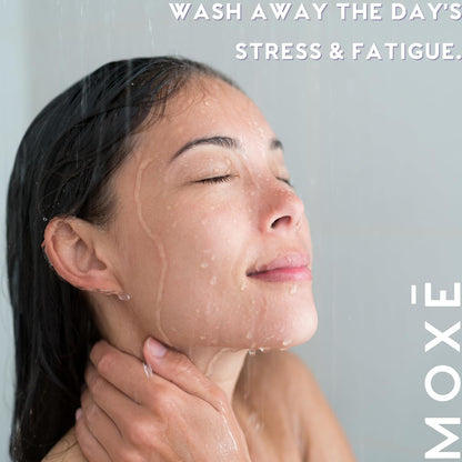 MOXĒ Eucalyptus Oil Shower Mist, Spa Steam Spray, Certified Natural 100% Essential Oils, Made in USA, Aromatherapy, Sinus Congestion Relief, Tension Relief, 4 Ounces
