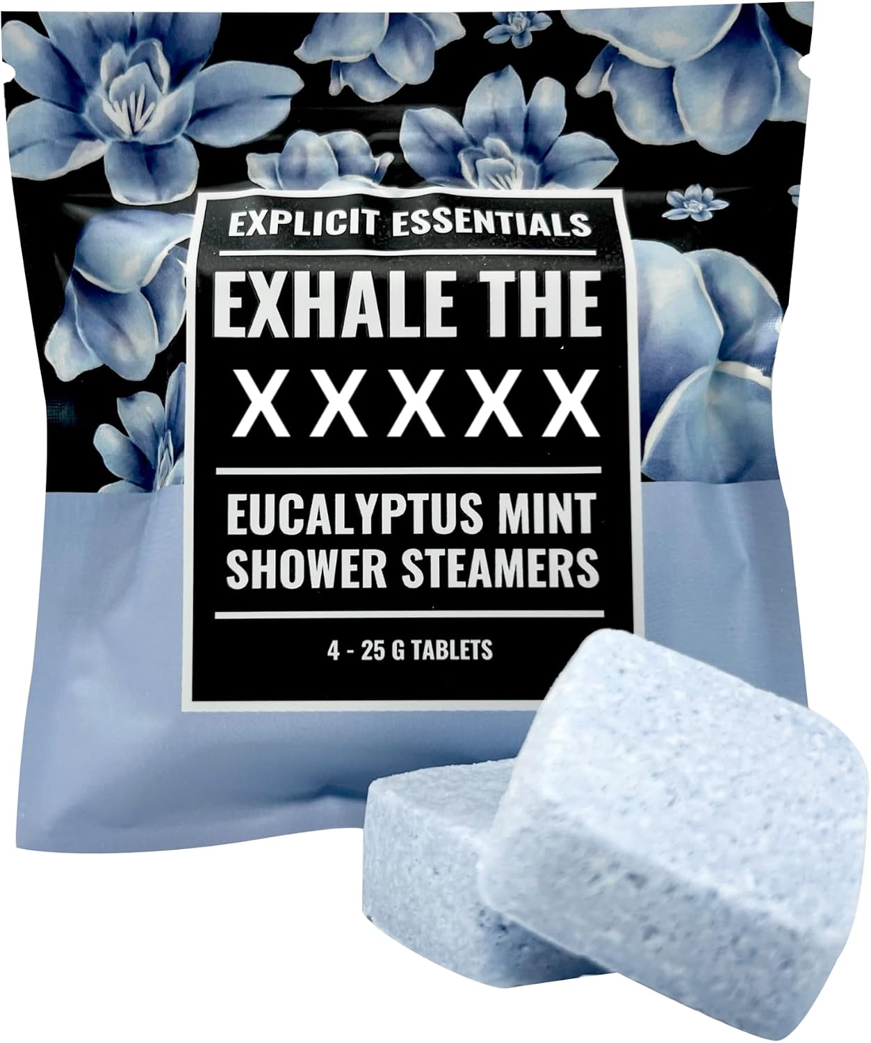 Explicit Essentials B Relax Shower Steamers | Lavender Mint Aromatherapy Shower Steamers for Relaxation & Stress Relief | Spa Shower Gift for Self-Care, Birthdays & Holidays