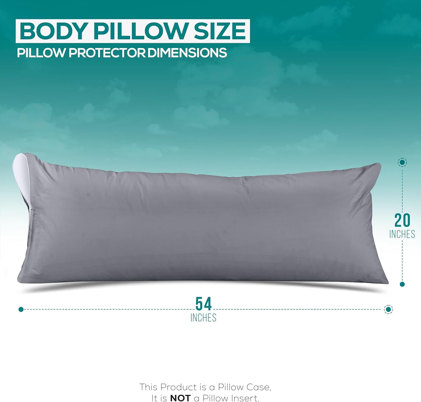 Utopia Bedding Premium 100% Waterproof Pillow Protectors with Zipper Standard Size (Set of 4), Bed Bug and Dust Mite Proof Zippered Pillow Covers, Pillow Encasement Cases, Gray