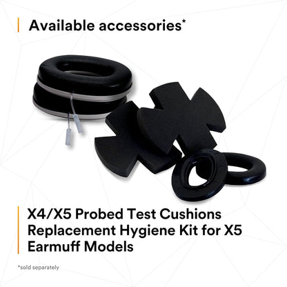 3M PELTOR Ear Muff Hearing Protection, X5 Series, Noise Protection NRR 21 dB, Construction, Manufacturing, Automotive