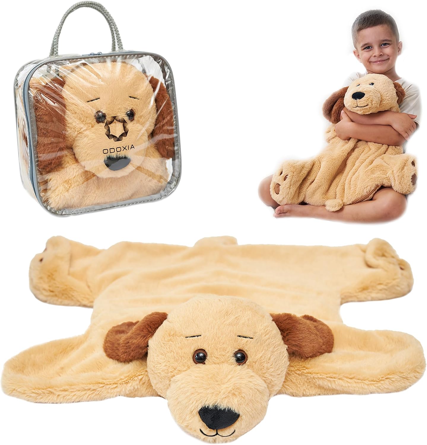 ODOXIA Weighted Lap Pad for Kids | Calming & Comforting | Weighted Lap Animal | Sloth Buddy | Sensory Weighted Animals | Weighted Lap Blanket for Sensory Needs | Carrying Bag Included | 5 Lbs
