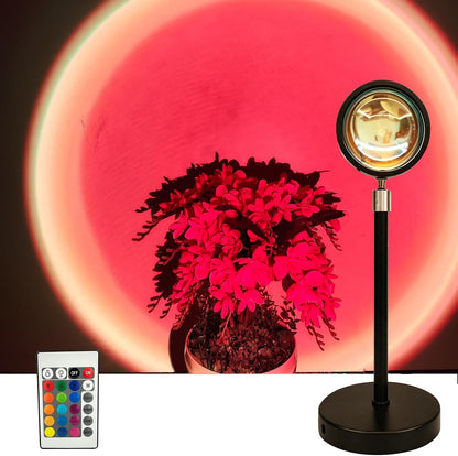 Sunset Lamp Projector Multicolor Changing LED Projection Lamps 16color