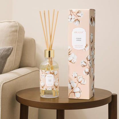 Airkeep Reed Diffuser Oil Set with Reed Sticks,Citrus Aromatherapy Oil Scent Diffuser for Home Office Bathroom Decoration Perfume and Gifts 3.38oz/100ml