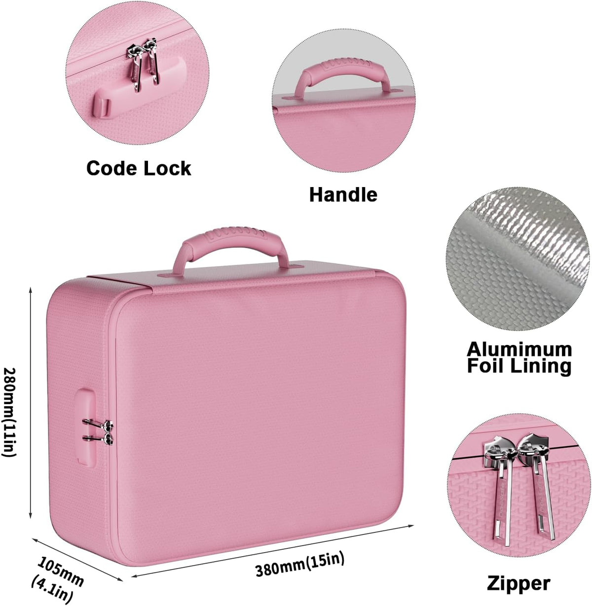 DocSafe 5200°F Fireproof Document Organizer Box with Lock, Heat Insulated