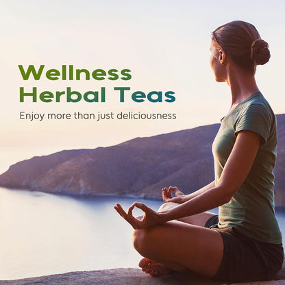 FullChea - Lemon Balm Tea Bags, 100 Count - Pure & Natural Dried Lemon Balm Leaves - Melissa Officinalis - Caffeine-free Herbal Tea for Relaxation - Non-GMO