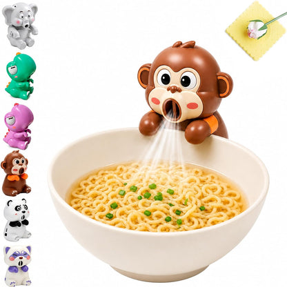 Cooling Clip-On Mini Fan for Cup & Bowl,Cute Coffee Chiller (Style1)