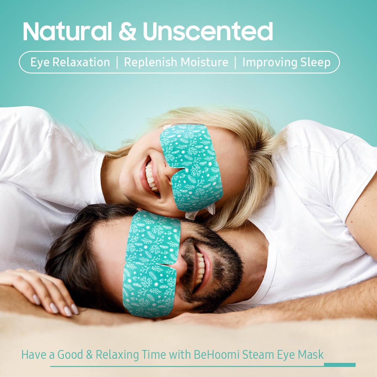 BeHoomi 20 Packs Steam Eye Mask, Heated Eye Mask Warm Compress for Eyes, Disposable Self Heating Steam Mask for Home, Sleep, Spa, Travel Essentials & Relaxation Gifts for Women (Lavender)