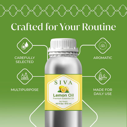 Siva Lavender Essential Oil, Huge Bottle, Large Size, 16 Fl Oz (473 ml)