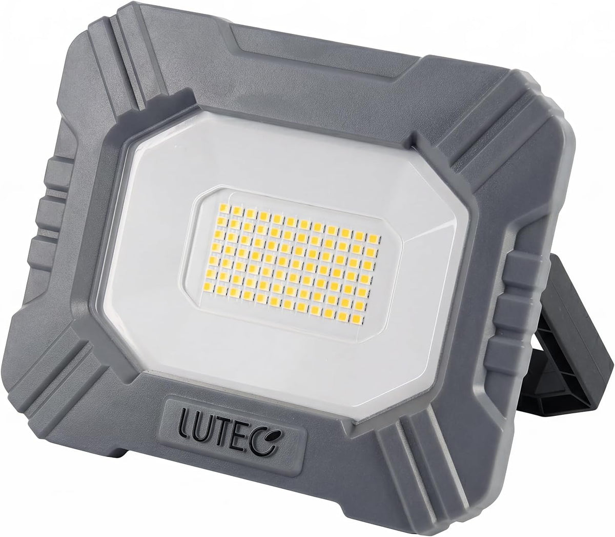 LUTEC 3500LM LED Work Light, Rechargeable Magnetic Work Lights with Stand, Portable 5000K Flood Light for Car Repair, Fishing, Camping, Emergency, Hiking, 3 Modes