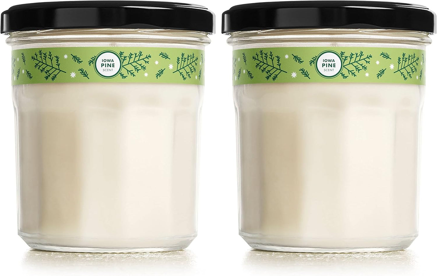 MRS. MEYER'S CLEAN DAY Lavender Soy Candle, Garden-Inspired Aromatherapy Homekeeping, 35 Hour Burn Time, Made with Essential Oils, 7.2 oz Large Glass Jar Candles (Pack of 2)