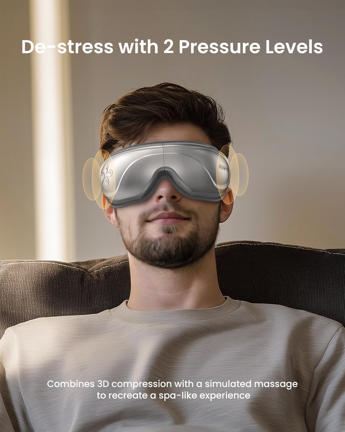RENPHO Eyeris Masc Head and Eye Massager, FSA Eligible HSA