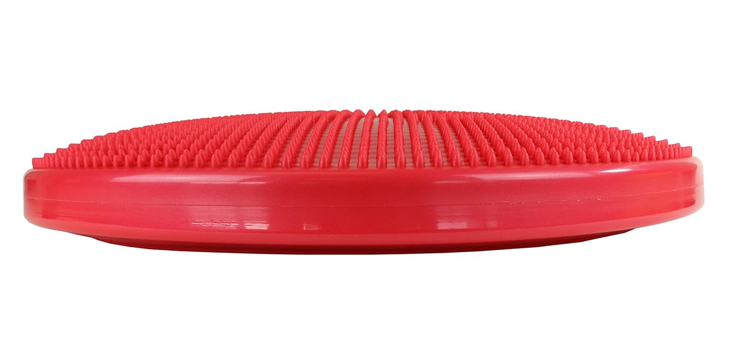 Cando-30-1870 CanDo Inflatable Balance Disc for Balance Training, Proprioception, Strengthening Lower Extremities, Posture, Back Pain, Stress Relief, Restlessness and Anxiety. Black, 14” Diameter