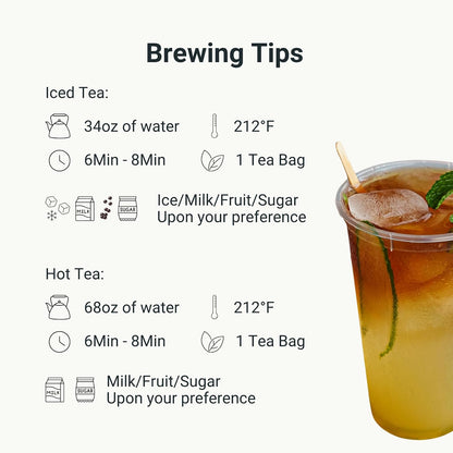 Dong Jyue Premium Jasmine Green Tea, Commercial-Use Tea Bags, 25g Large Bags, 24 Count (Pack of 1), Taiwanese Jasmine Green Tea for Green Milk Tea & Fruit Tea | Enjoy Hot or Iced | 21.16 oz / 600g Total
