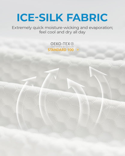 Elviros CPAP Pillow for Sleeping, HSA/FSA Ergonomic Adjustable Height Neck Support Memory Foam Bed Pillow for CPAP Users with Sleep Apnea, Suitable for Side and Back Sleepers