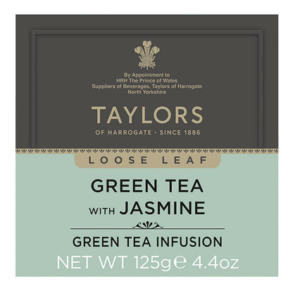Taylors of Harrogate Green Tea with Jasmine, 4.41 oz (Pack of 1)