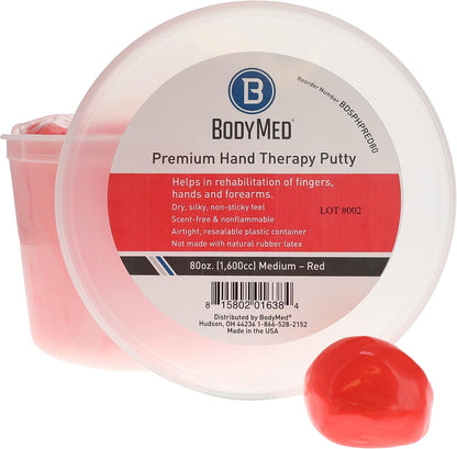 BodyMed Premium Hand Therapy Putty, Yellow, 6 Oz., Soft, Strengthening Therapy Putty for Physical Rehabilitation