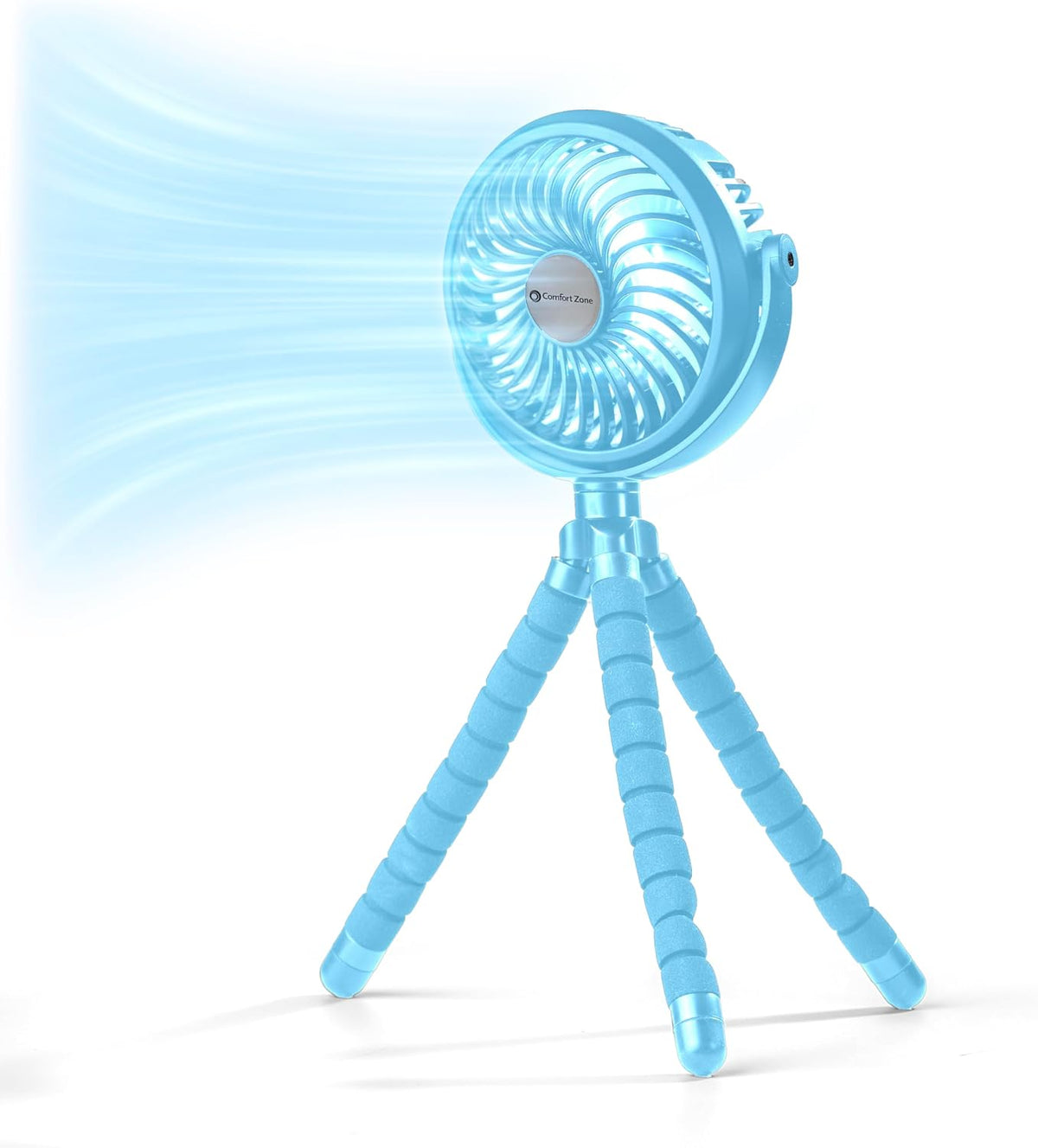 COMFORT ZONE Portable Stroller Fan, Pink
