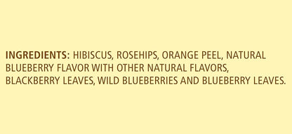 Celestial Seasonings Herbal Tea, True Blueberry, 20 count, 1.6 Ounce (mburring)