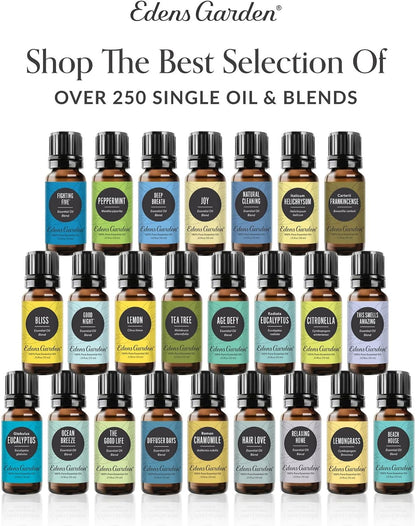 Edens Garden Top Essential Oil Blends Sampler 18 Set – 100% Pure Therapeutic Grade, Natural, Undiluted Aromatherapy Scents for Diffusers & Humidifiers – Wellness Gift for Men & Women, .92 ml/ 18 Pack