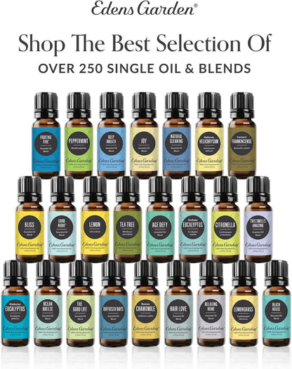 Edens Garden Top Essential Oil Blends Sampler 18 Set – 100% Pure Therapeutic Grade, Natural, Undiluted Aromatherapy Scents for Diffusers & Humidifiers – Wellness Gift for Men & Women, .92 ml/ 18 Pack
