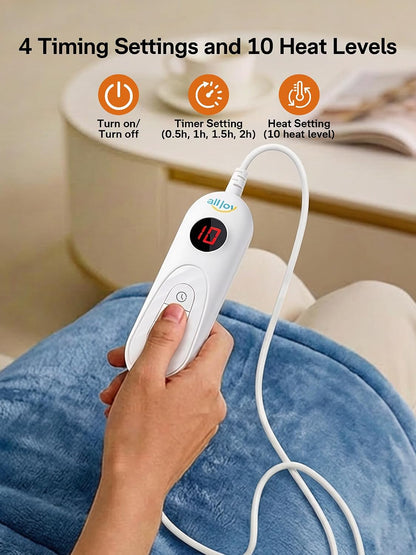 ALLJOY Heating Pad for Neck and Shoulders and Back Pain Relief