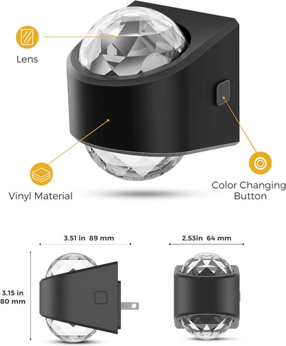 L LOHAS LED Night Light,Projector Night Light with Dusk to Dawn Sensor