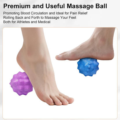 Foot Massage Ball Myofascial Release, Pain Relieve from Plantar Fasciitis, Massage Tool for Tight Muscles and Sore Feet, Restore Foot Massage Roller