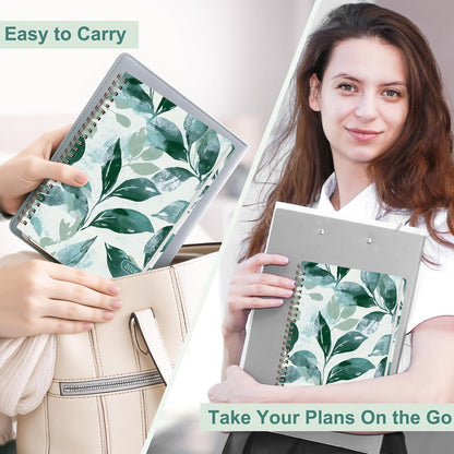 Weekly To Do List Notepad, 52 Sheets, Undated Weekly Planner, Letter Size | 8.5"x11", 100GSM, Thick Paper, Twin-Wire Spiral Bound, Tear Off Desk Pad, For Women & Man, Home School & Office Work
