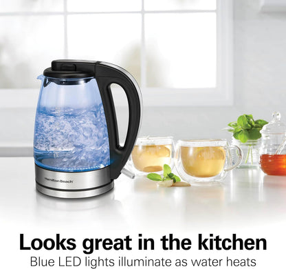 Hamilton Beach 1.8 Liter Electric Tea Kettle, Water Boiler & Heater