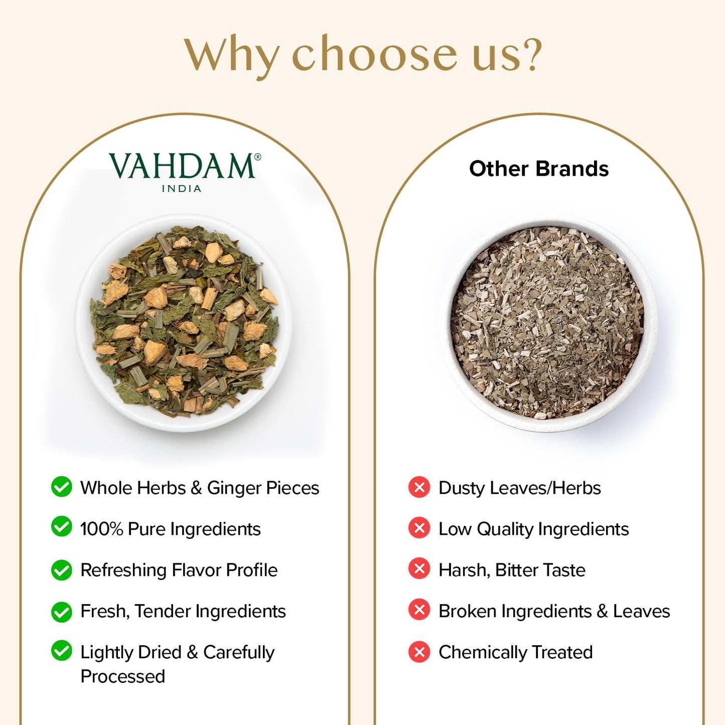 VAHDAM Instant Chai Latte - 10 Sachets (7.7 Oz / 220g) | Authentic Indian Chai with Natural Spices | Just Add Water, No Steeping Required | Creamy Chai Latte Anytime