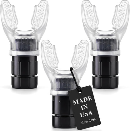 Expand-A-Lung | (3 Pack Breathing Exercise Fitness Trainer | Inspiratory Muscle Strength Tool | Breathe Easier with Stronger Lungs | Dual-Way Inhale-Exhale Adj. Resistance Settings