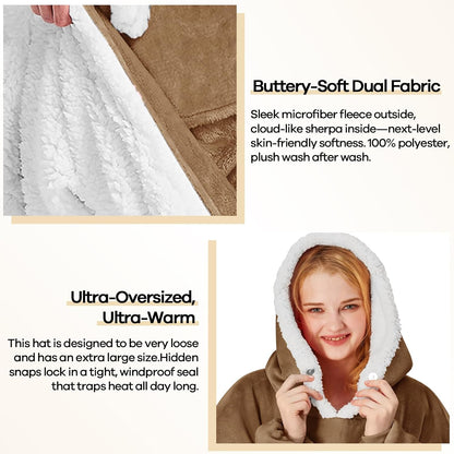 yescool Wearable Blanket Hoodie as Christmas Birthday Gifts for Women Mom - Colors B