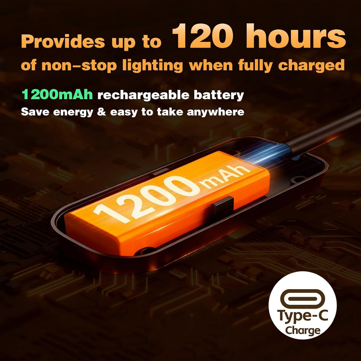 VAVOFO 24 LEDs Rotatable Book Light, Rechargeable Clip Reading Lamp