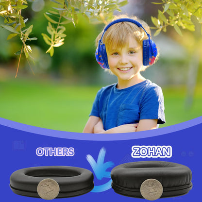 ZOHAN EM030 Kids Ear Protection, Noise Cancelling Headphones Ear Muffs for Autism Sensory, Safety Noise Reduction Hearing Protection for Monster Truck/Concerts/Fireworks/Air Shows