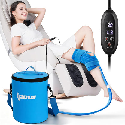Ice Machine for Shoulder After Surgery, Portable Cold Therapy Machine for Shoulder, Ice Therapy for Recovery, Ideal for Sport Injuries, Pains Relief, Strain & Stiffness, Sprain Swelling