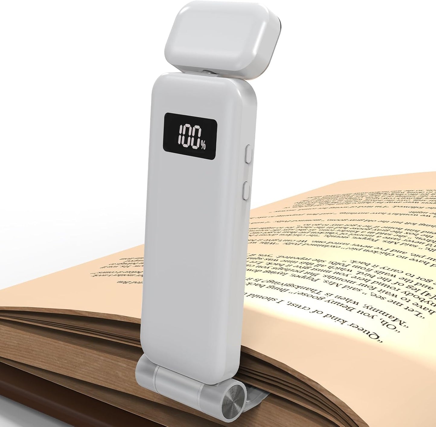KTEBO 2 Pack Rechargeable Book Light Clip-On Reading Light for Books in Bed | 9 eye-friendly modes from 3 color temperatures and 3 brightness, USB-C up to 30 hrs - Black & Black