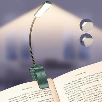 Gritin 2026 Gen 2 Book Light for Reading- 30 Eye Caring Full Spectrum LED