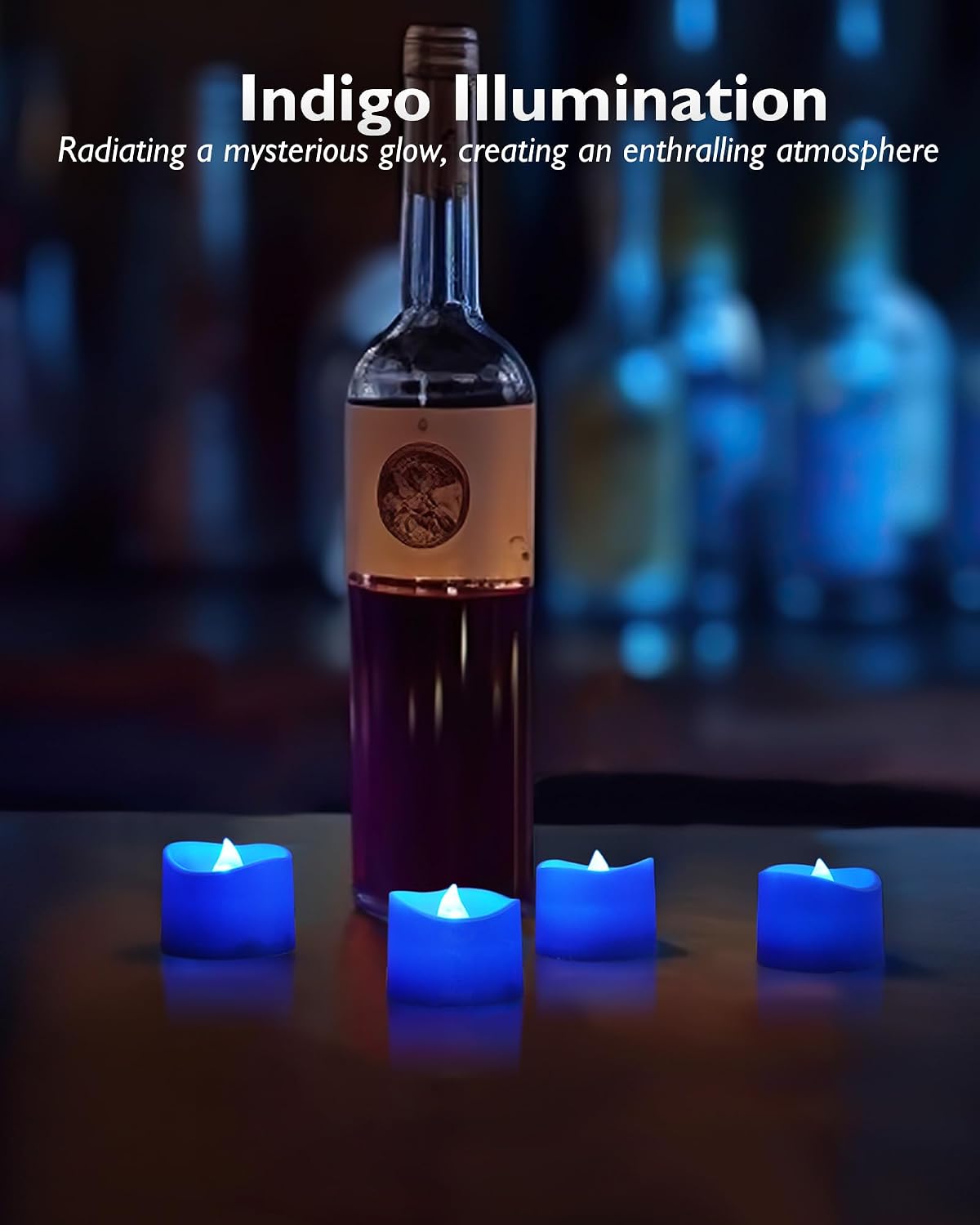 Homemory 24-Pack Flameless LED Tea Lights Candles Battery Operated, 200+Hour Fake Electric Candles TeaLights for Votive, Aniversary, Wedding Centerpiece Table Decor, Funeral, Halloween, Christmas