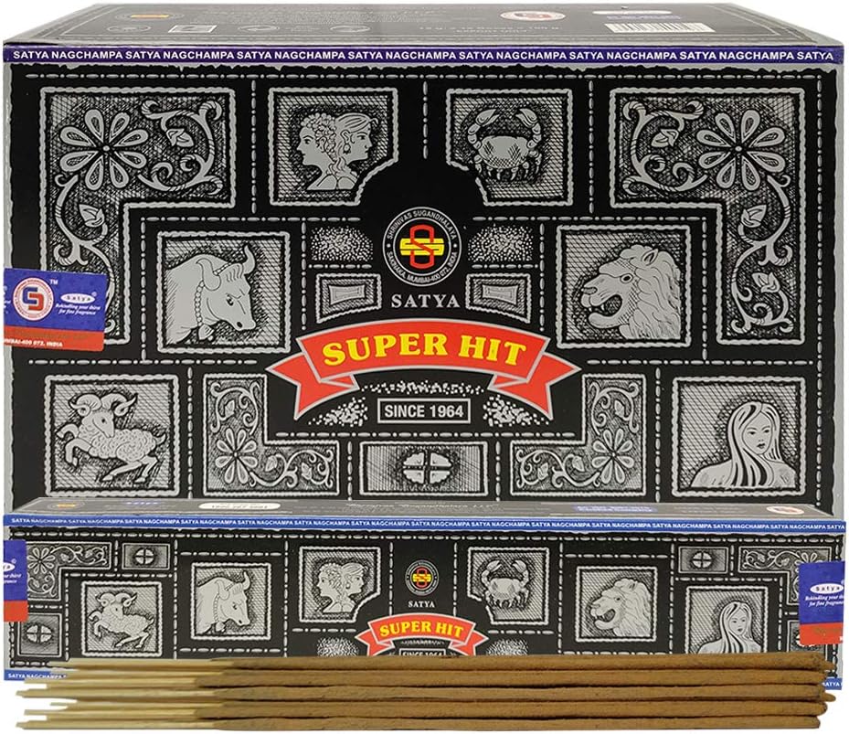 TRUMIRI Incense Stick Holder Bundle with Satya Sai Baba Nagchampa 250g Bulk Incense Sticks Nag Champa Agarbatti - Pack of 1 (Approx 250 Insence-Sticks)