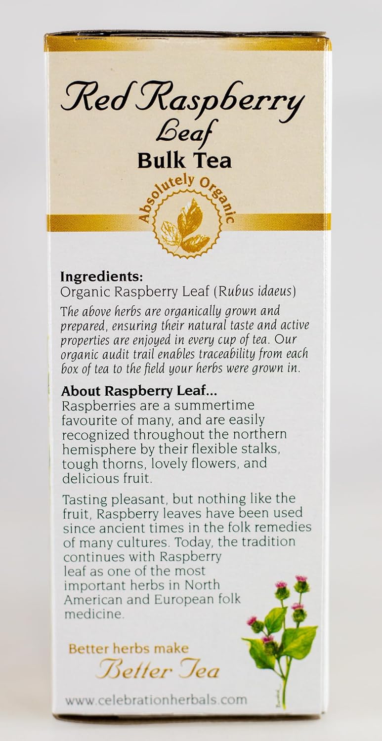 CELEBRATION HERBALS Red Raspberry Leaf Organic 40 gm, 0.02 Pound