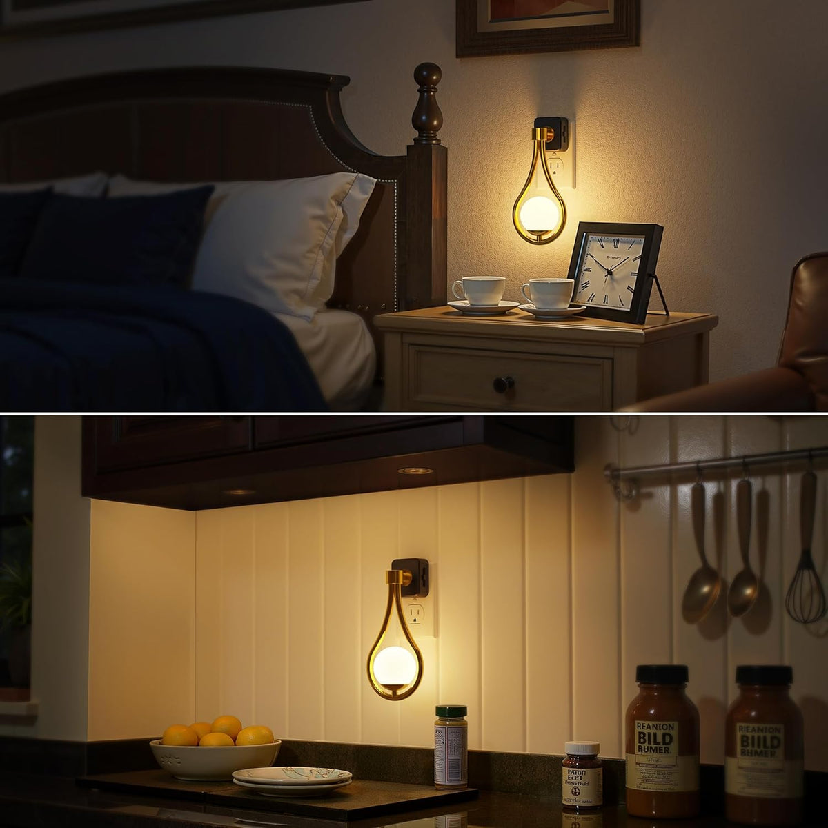 Briignite Night Light,Night Lights Plug into Wall,LED Projector Night Light