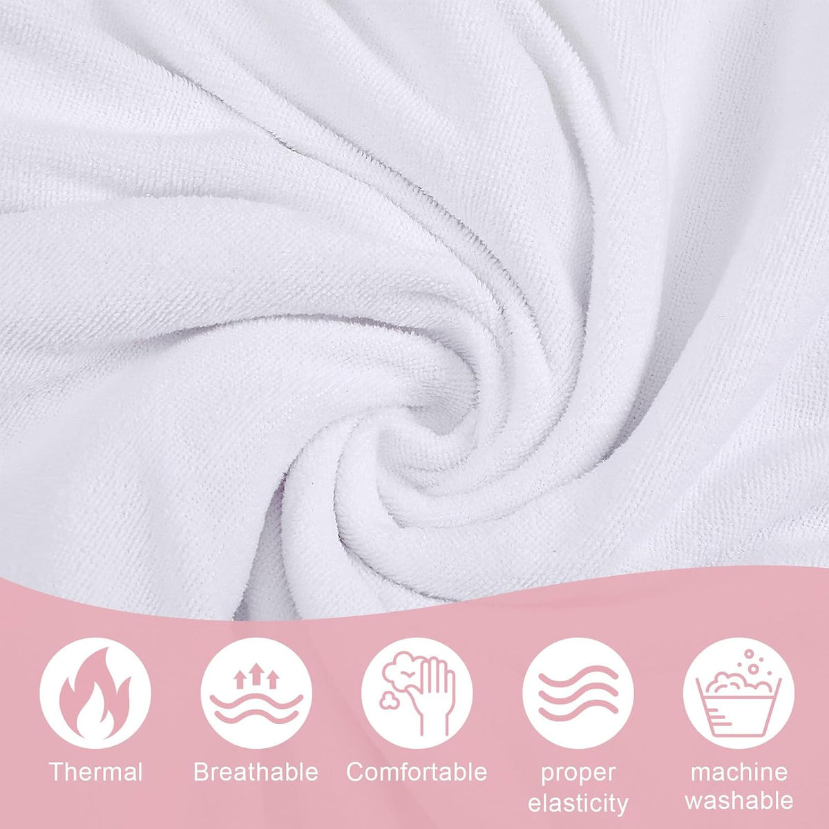 4 Pcs Spa Wrap Towel Wrap for Women Women's Shower Wraps Robes Bath Robe Spa Robe with Adjustable Closure Elastic Top